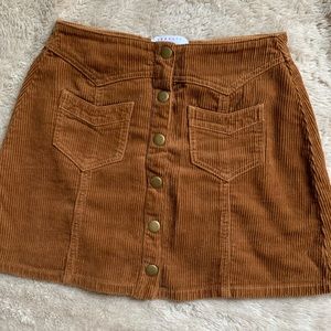 Corduroy Skirt